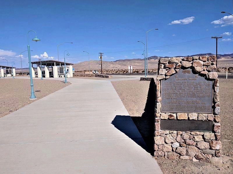 Mojave Road Marker. Click for full size. Mojave Road Marker image. Click for full size.
