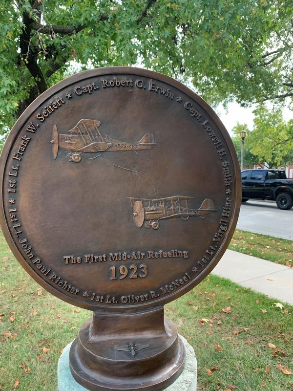 Pioneers of Aerial Refueling Marker. Click for full size. Pioneers of Aerial Refueling Marker image. Click for full size.