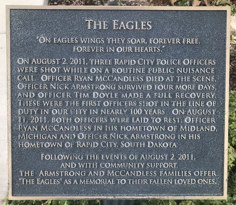 The Eagles Marker. Click for full size. The Eagles Marker image. Click for full size.