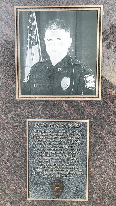 Ryan McCandless Marker. Click for full size. Ryan McCandless Marker image. Click for full size.