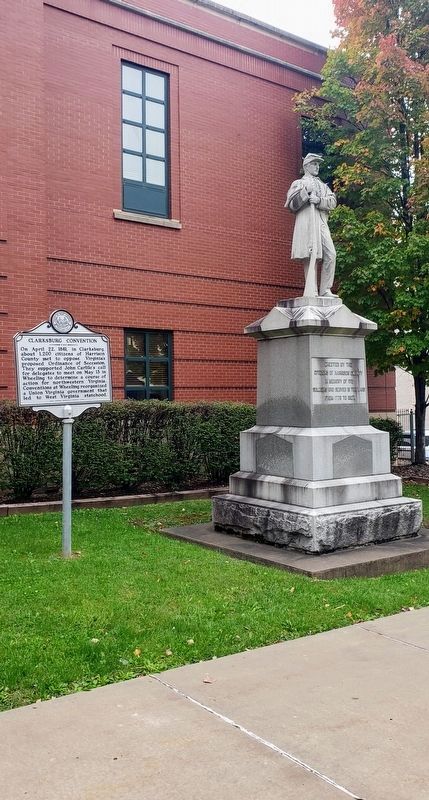 Clarksburg Convention Marker image. Click for full size.
