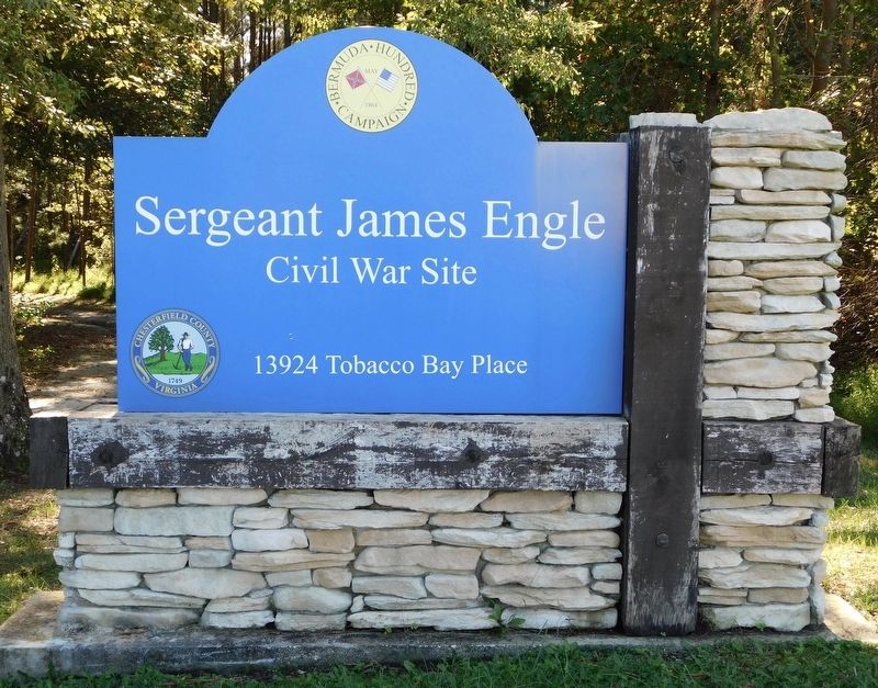 Sgt. James Engle Civil War Site. Click for full size. Sgt. James Engle Civil War Site image. Click for full size.