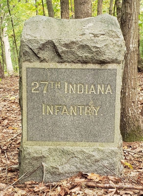 27th Indiana Infantry Marker image. Click for full size.