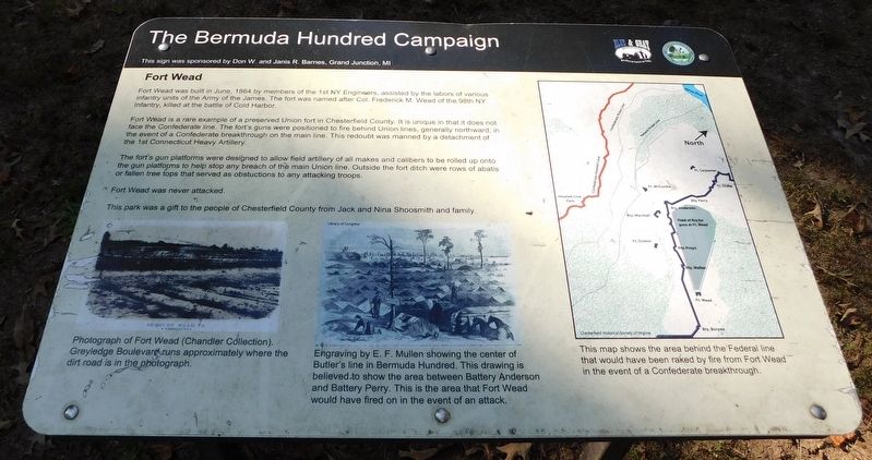 Fort Wead Marker. Click for full size. Fort Wead Marker image. Click for full size.