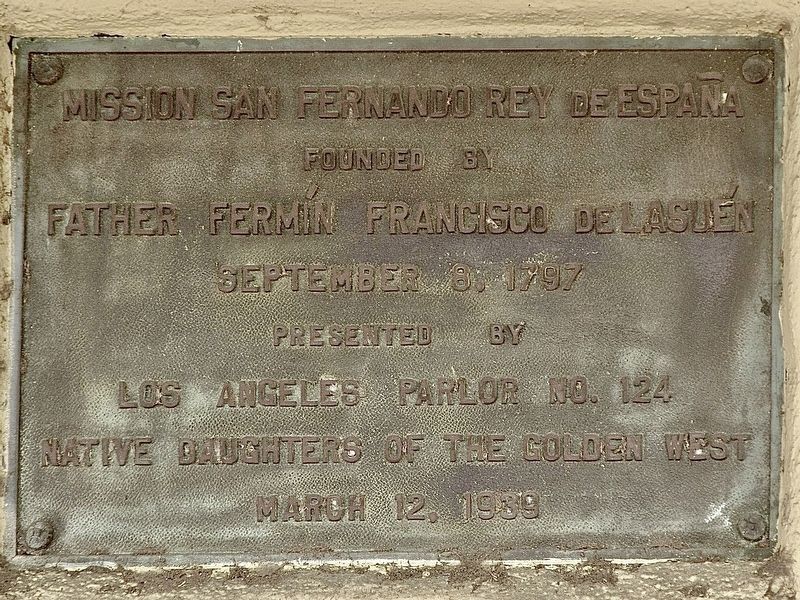 Mission San Fernando Rey de Espa๑a. Click for full size. Mission San Fernando Rey de Espa๑a image. Click for full size.