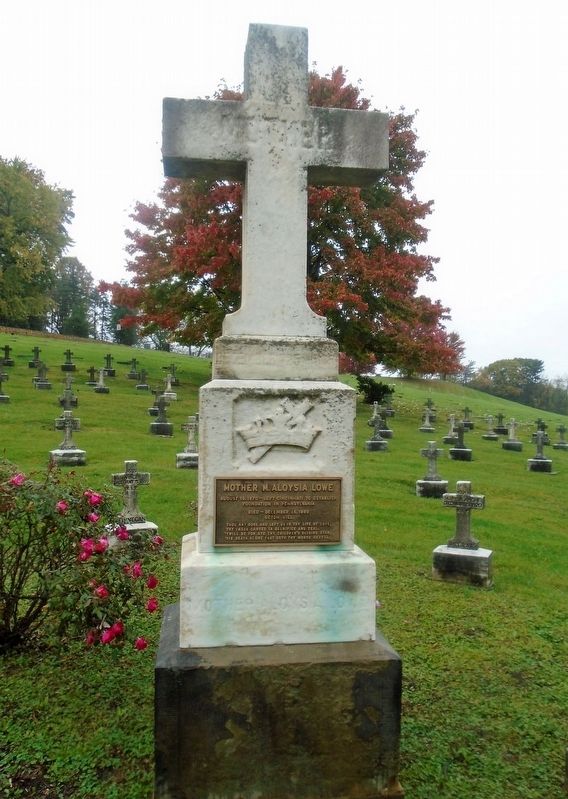 Mother M. Aloysia Lowe Monument image. Click for full size.