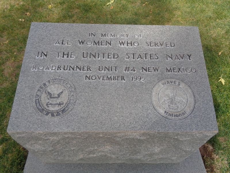 Navy Women Memorial. Click for full size. Navy Women Memorial image. Click for full size.