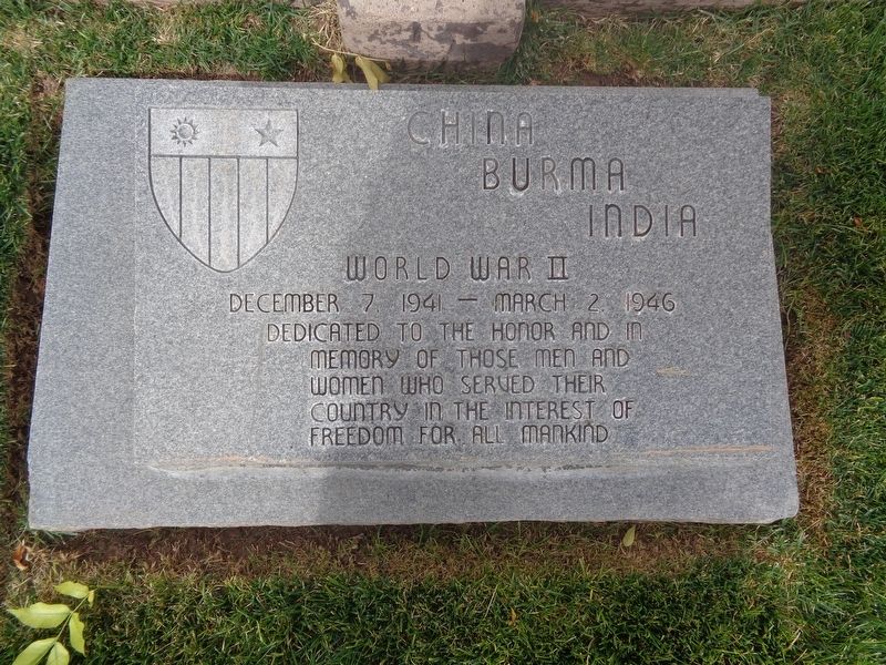 China-Burma-India Veterans Memorial image. Click for full size.