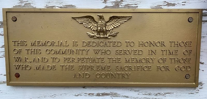 Whittemore Veterans Memorial image. Click for full size.