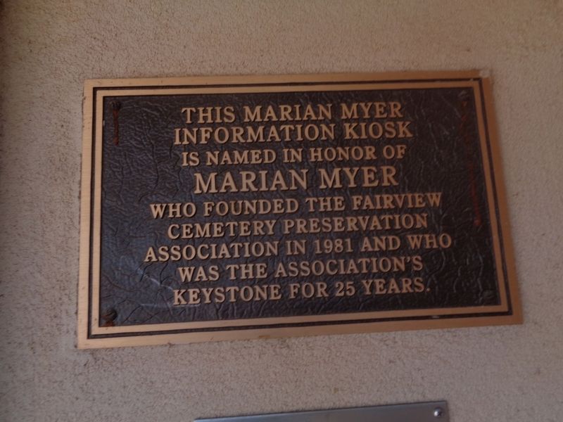 Marian Myer Marker image. Click for full size.