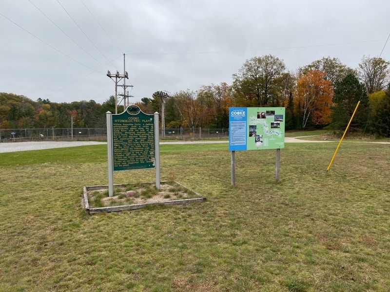 Cooke Hydroelectric Plant / Hydroelectric Power Marker. Click for full size. Cooke Hydroelectric Plant / Hydroelectric Power Marker image. Click for full size.
