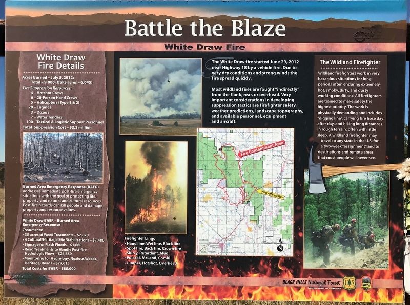 Battle the Blaze Marker image. Click for full size.