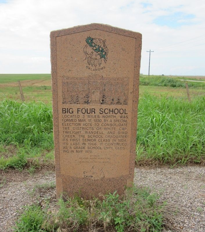 Big Four School Marker image. Click for full size.