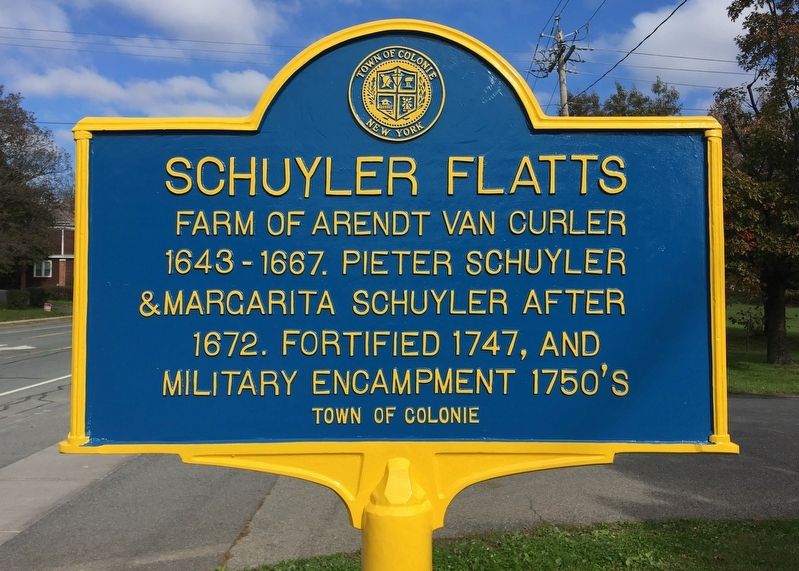 Schuyler Flatts Marker image. Click for full size.