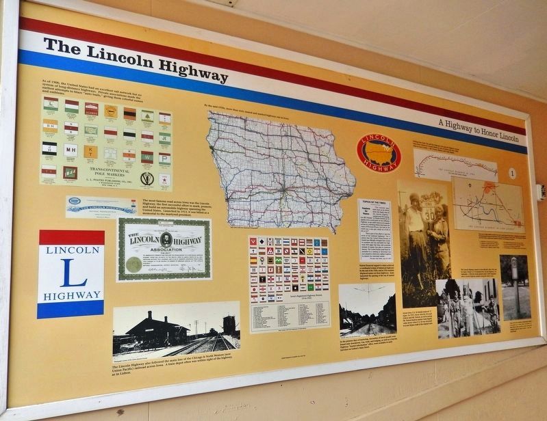 Lincoln Highway Marker image. Click for full size.