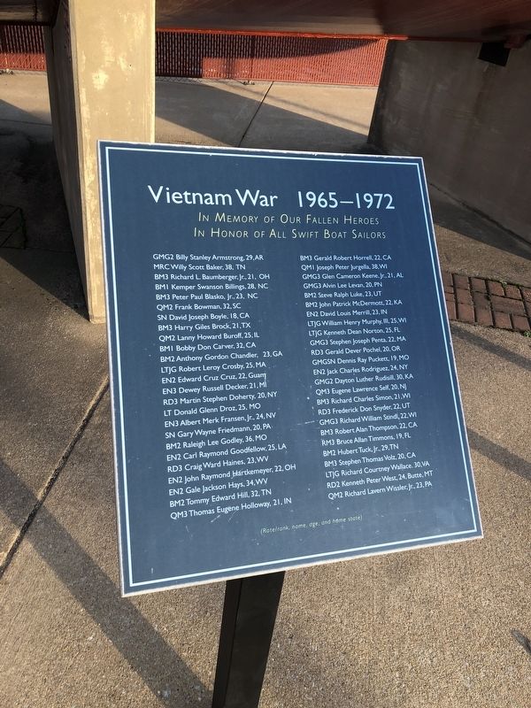 Vietnam War Marker image. Click for full size.