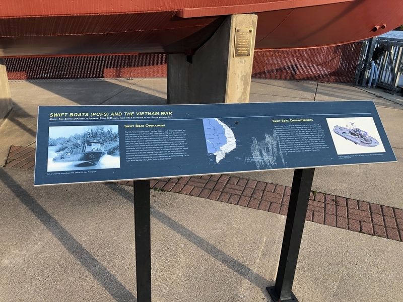 Swift Boats (PCFs) and the Vietnam War Marker image. Click for full size.