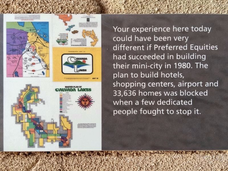 Sign at Visitor Center image. Click for full size.
