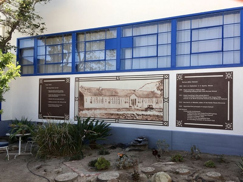 Canyon School Marker. Click for full size. Canyon School Marker image. Click for full size.
