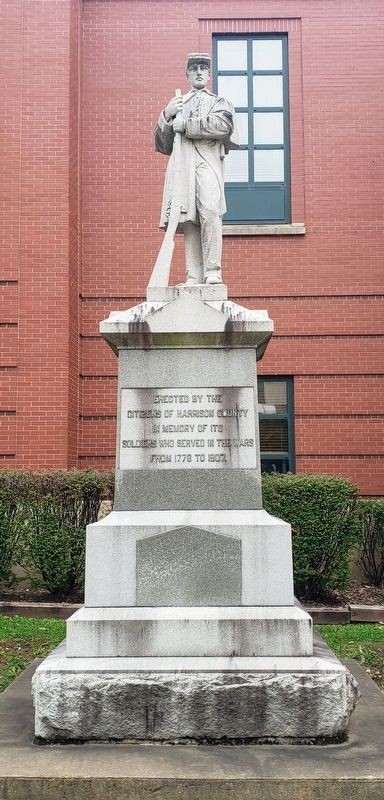 Harrison County Soldiers Monument image. Click for full size.