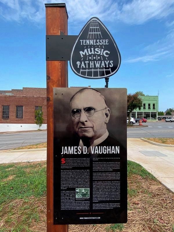 "James D. Vaughan was honored by State of Tennessee". Click for more information. "James D. Vaughan was honored by State of Tennessee" image. Click for more information.