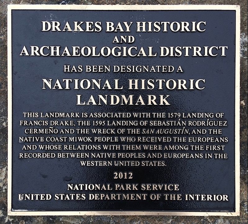Drakes Bay Marker image. Click for full size.