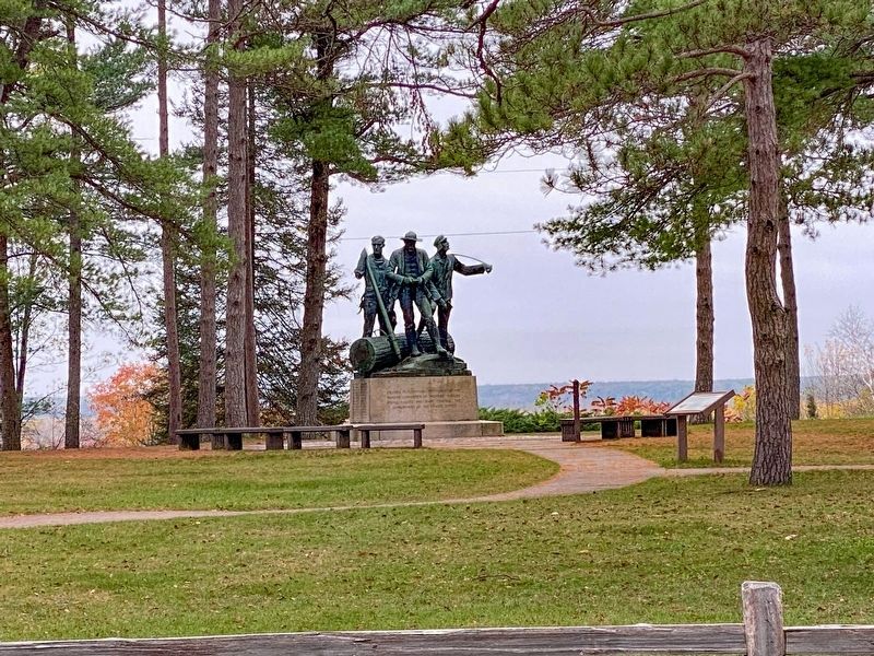 Lumberman’s Monument. Click for full size. Lumberman’s Monument image. Click for full size.
