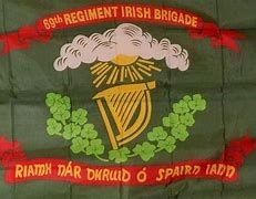 69th Regiment, Irish Brigade colors image. Click for full size.