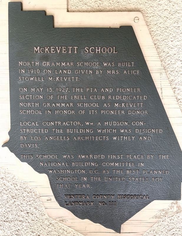 McKevett School Marker image. Click for full size.