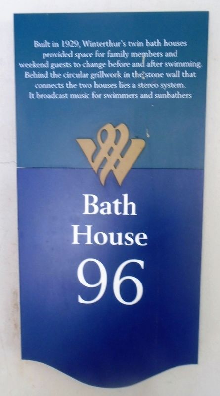 Bath House Marker. Click for full size. Bath House Marker image. Click for full size.