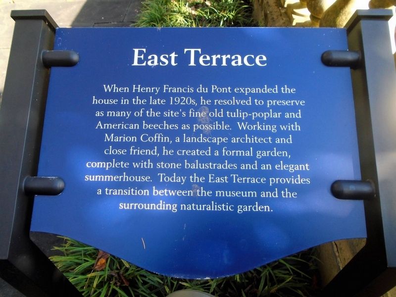 East Terrace Marker image. Click for full size.
