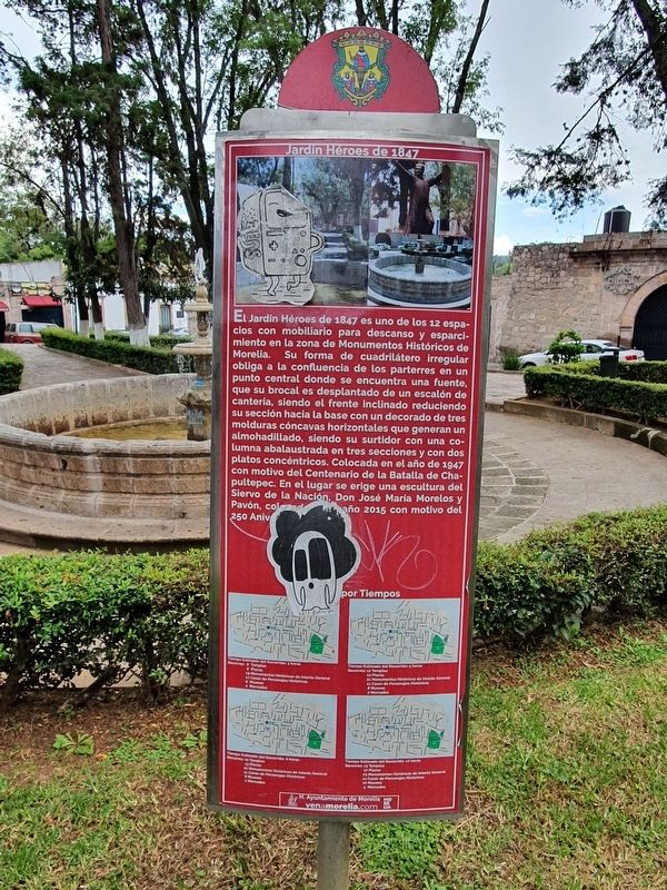 Heroes of 1847 Garden Marker image. Click for full size.