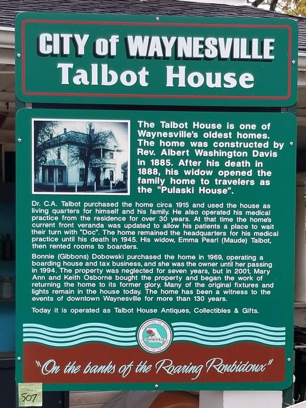 Talbot House Marker image. Click for full size.