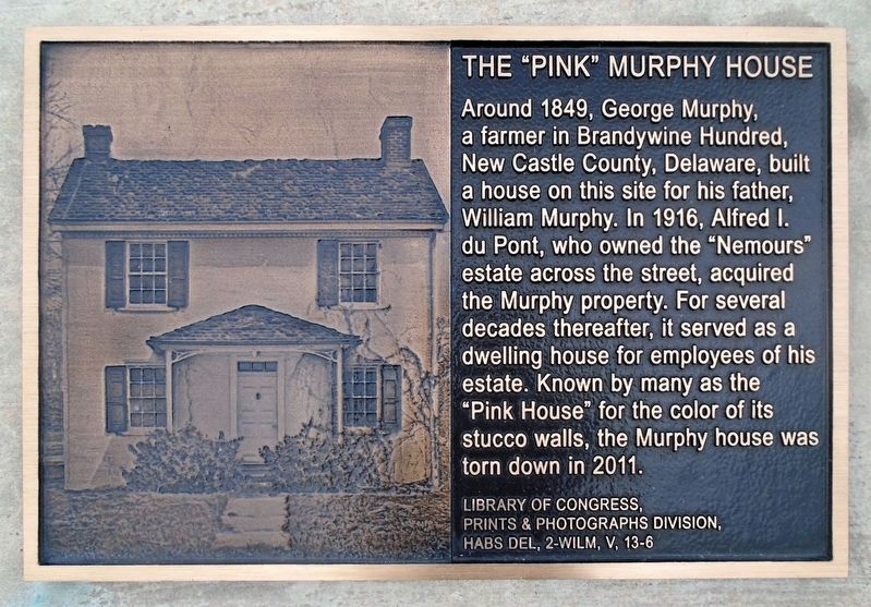 The "Pink" Murphy House Marker image. Click for full size.
