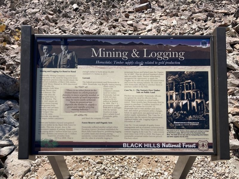 Mining & Logging Marker image. Click for full size.