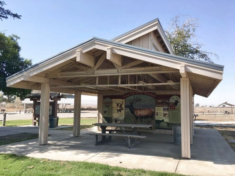 Tule Elk State Reserve Marker image. Click for full size.