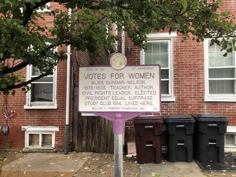 Votes for Women Marker image. Click for full size.