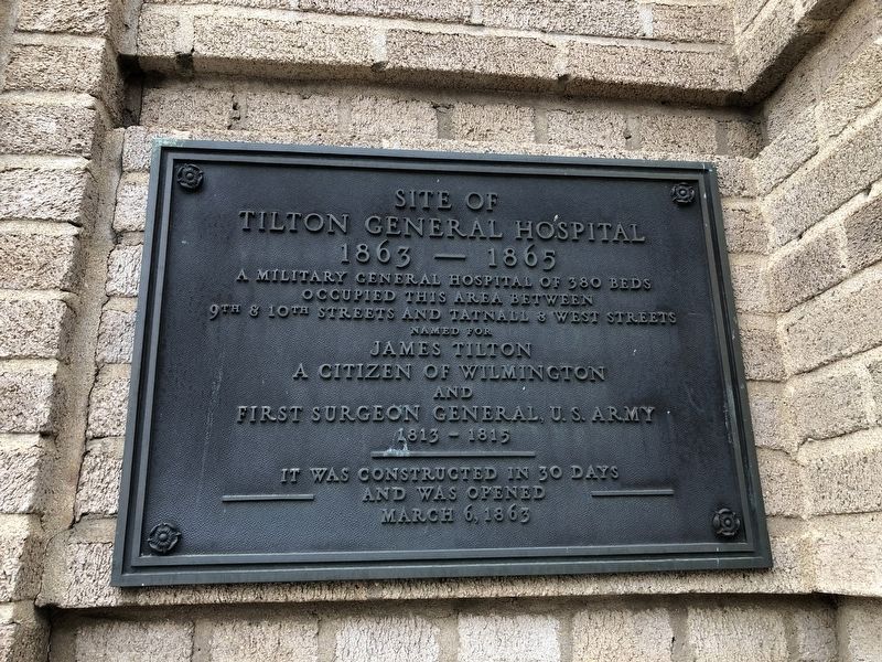 Site of Tilton General Hospital Marker image. Click for full size.