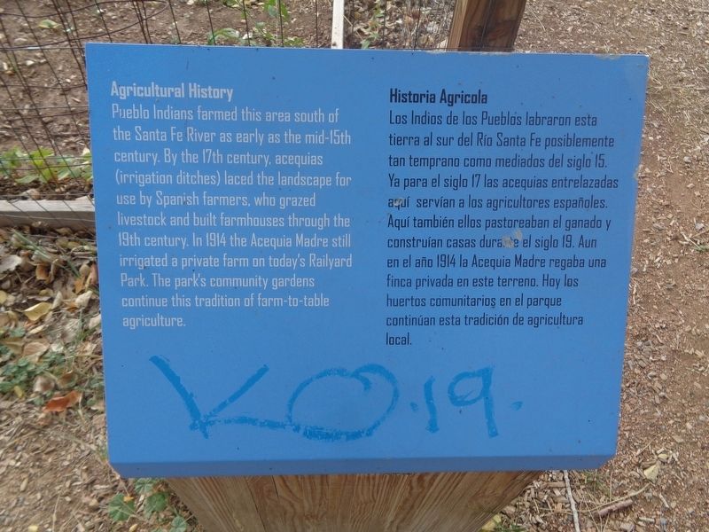 Agricultural History Marker image. Click for full size.