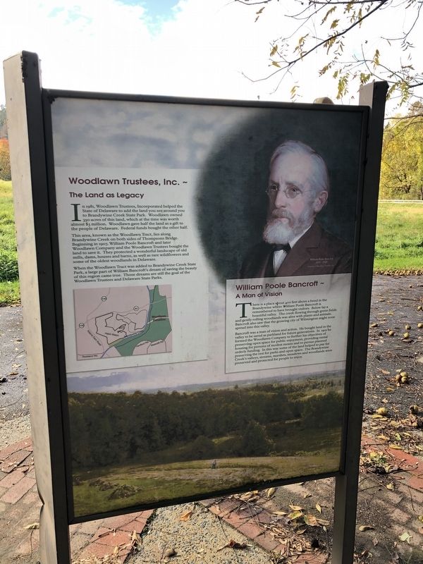 Woodlawn Trustees, Inc. / William Poole Bancroft Marker image. Click for full size.