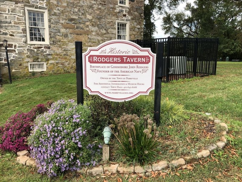 Historic Rodgers Tavern Marker image. Click for full size.