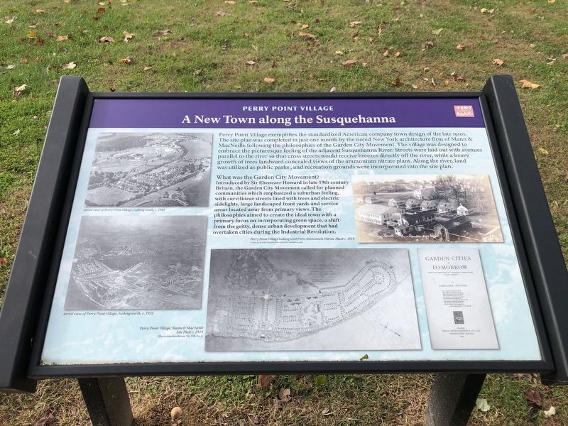 A New Town along the Susquehanna Marker image. Click for full size.