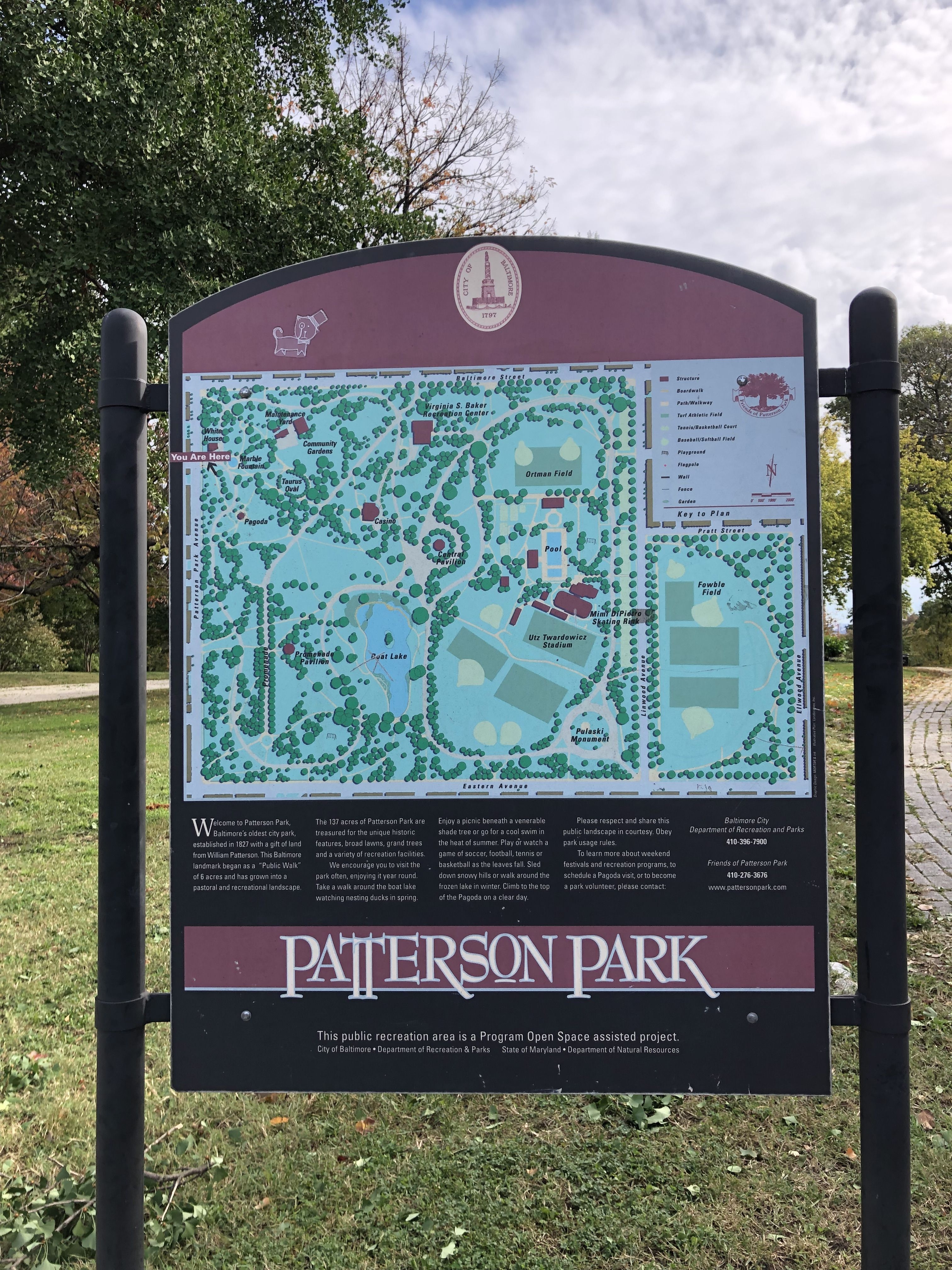 Patterson Park Marker