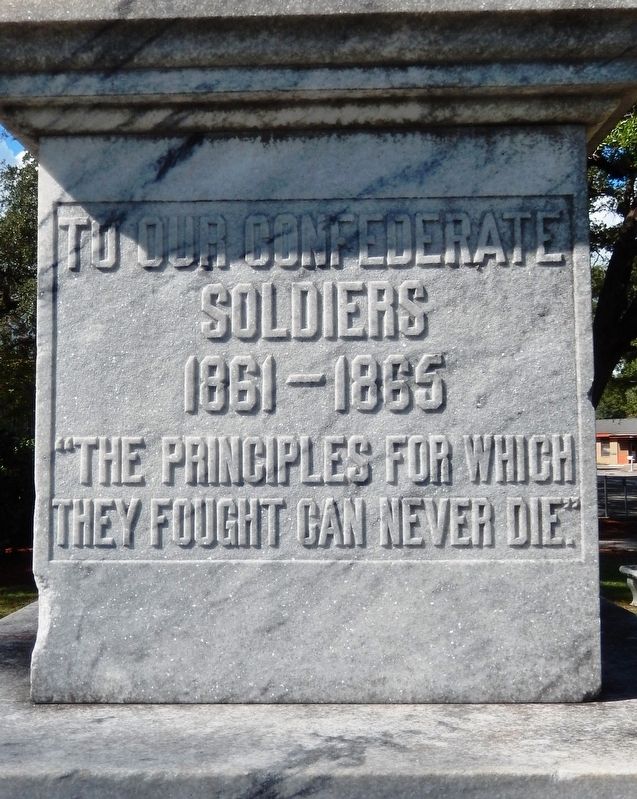 Dodge County Confederate Monument<br>(<i>south</i>) image. Click for full size.