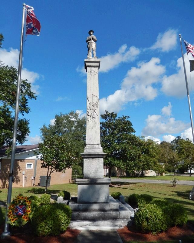 Dodge County Confederate Monument<br>(<i>west</i>) image. Click for full size.