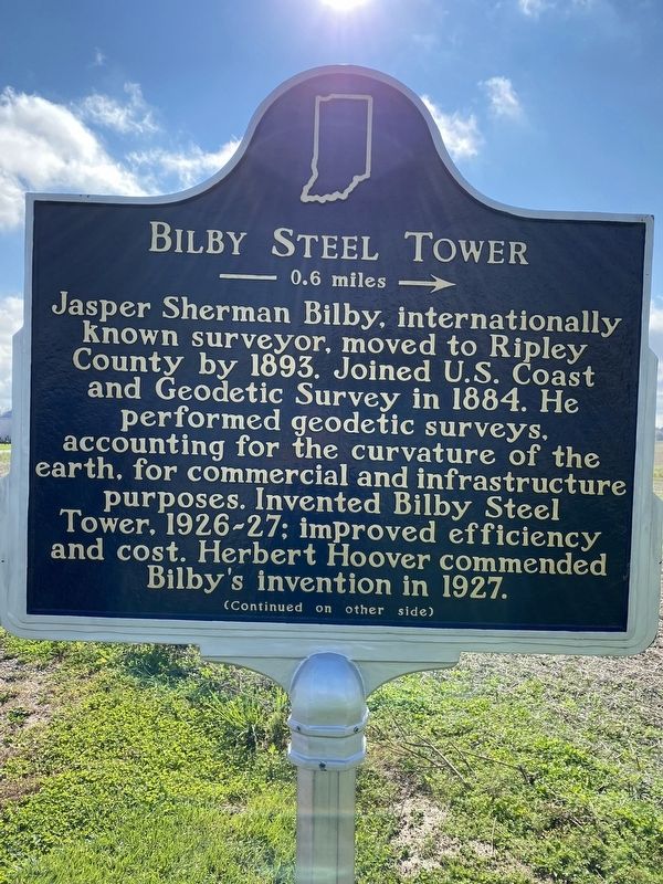 Bilby Steel Tower Marker image. Click for full size.