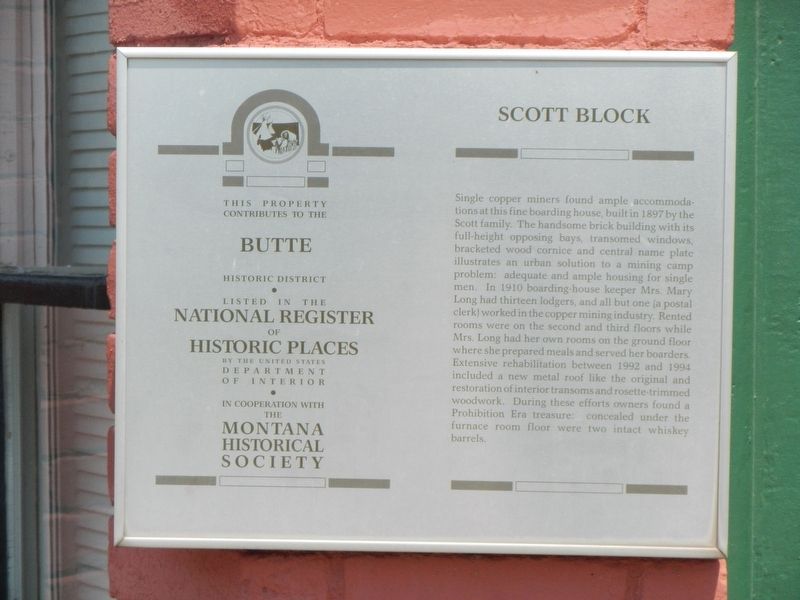 Scott Block Marker image. Click for full size.