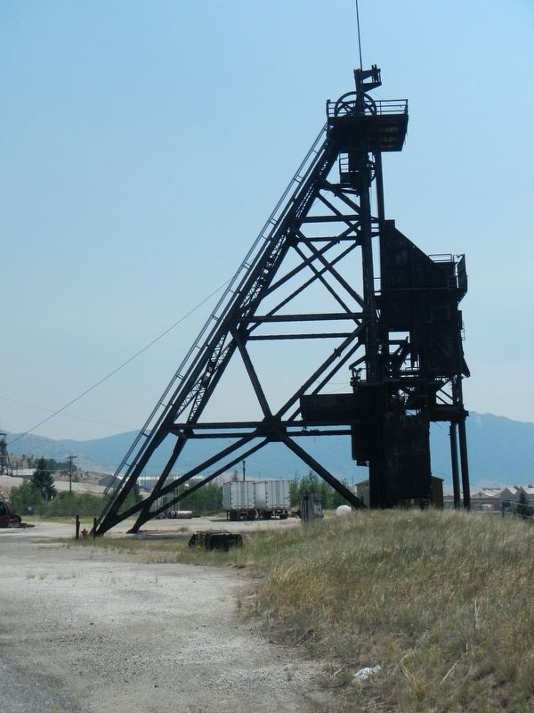 The Steward Mine headframe. Click for full size. The Steward Mine headframe image. Click for full size.