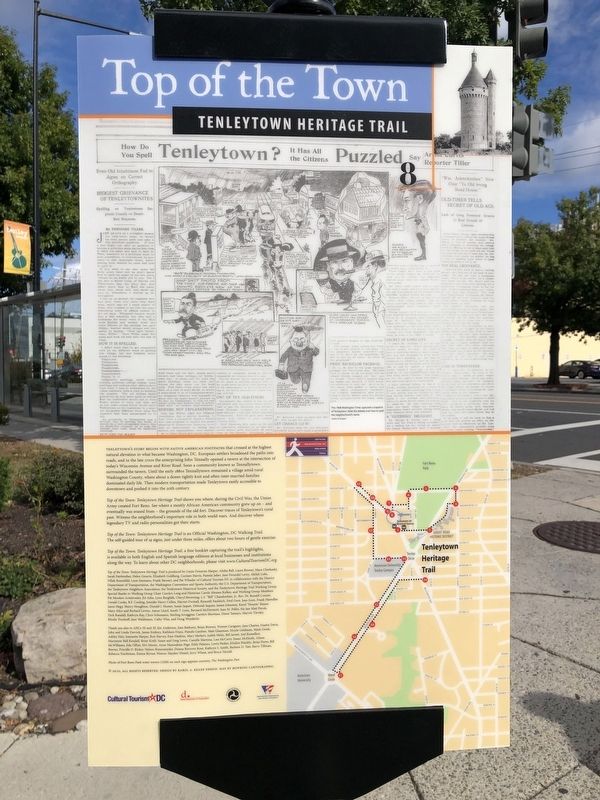 Birth of Tennallytown Marker image. Click for full size.