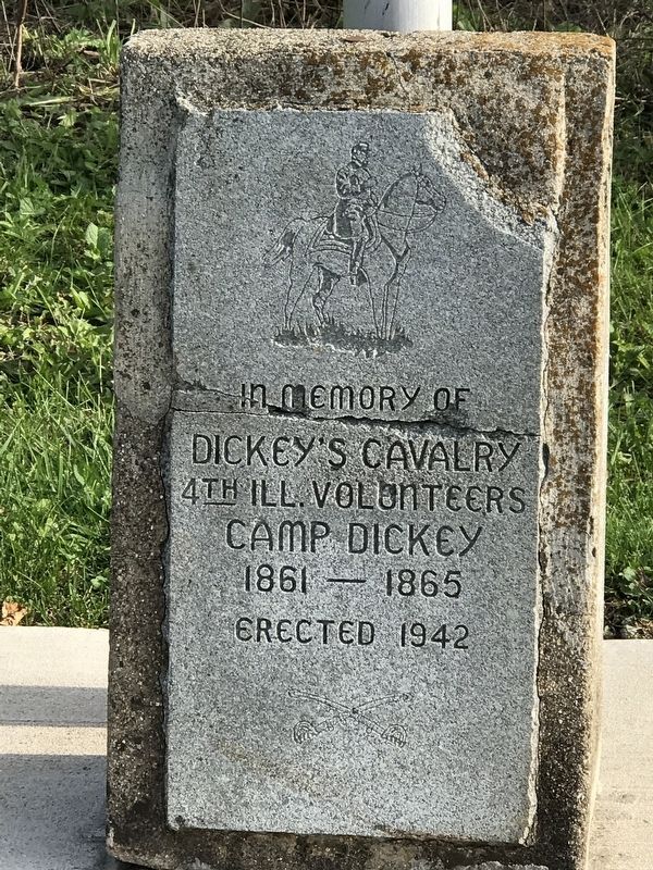 In Memory of Dickey's Cavalry Marker image. Click for full size.